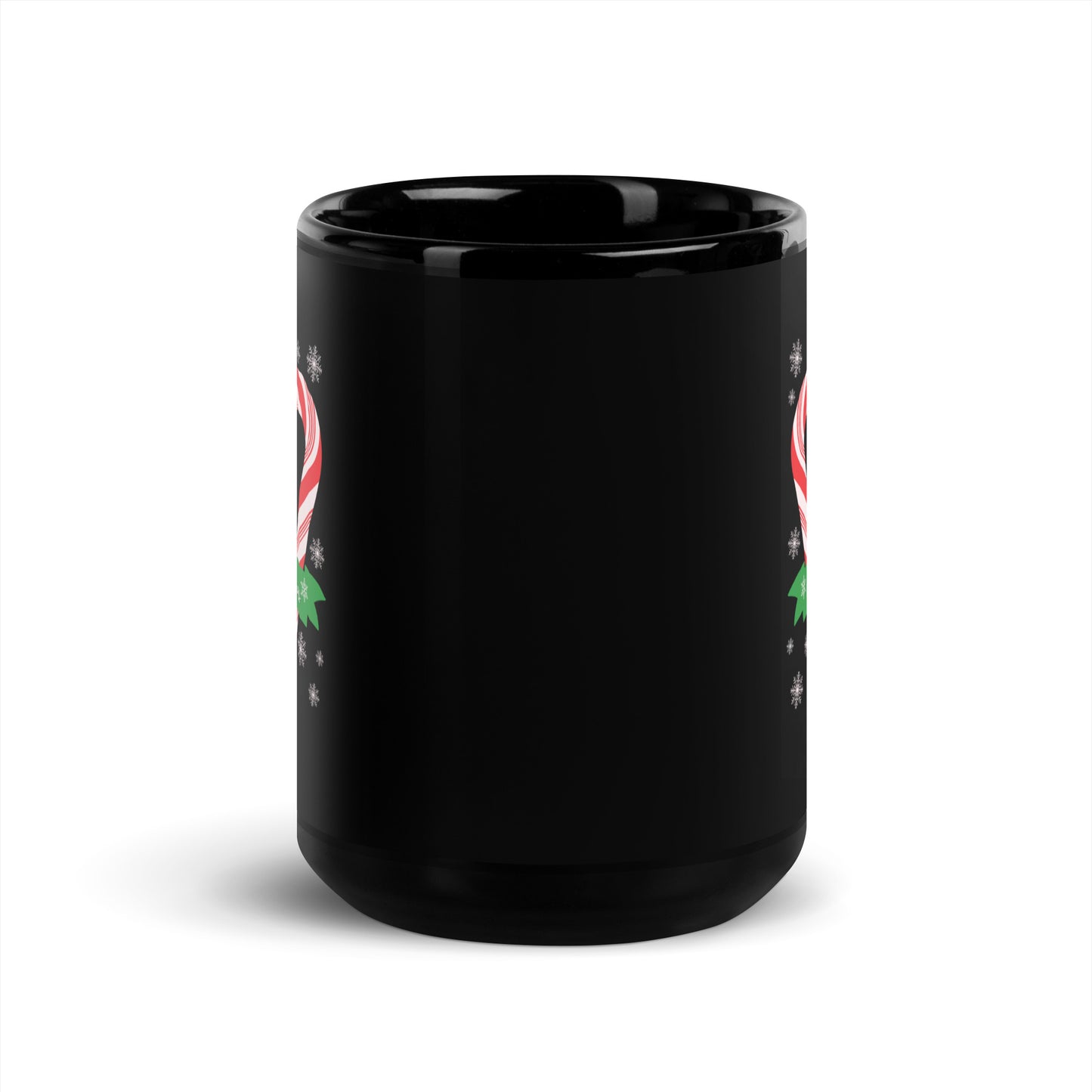 Merry Spoodmas Black Glossy Mug