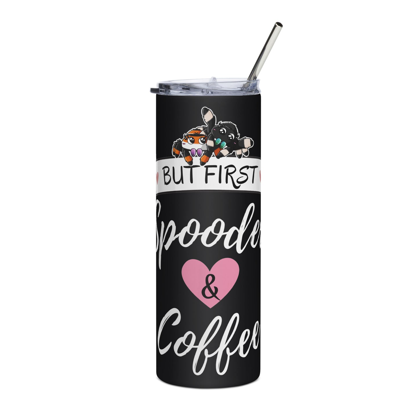 Spooders and Coffee Stainless steel tumbler
