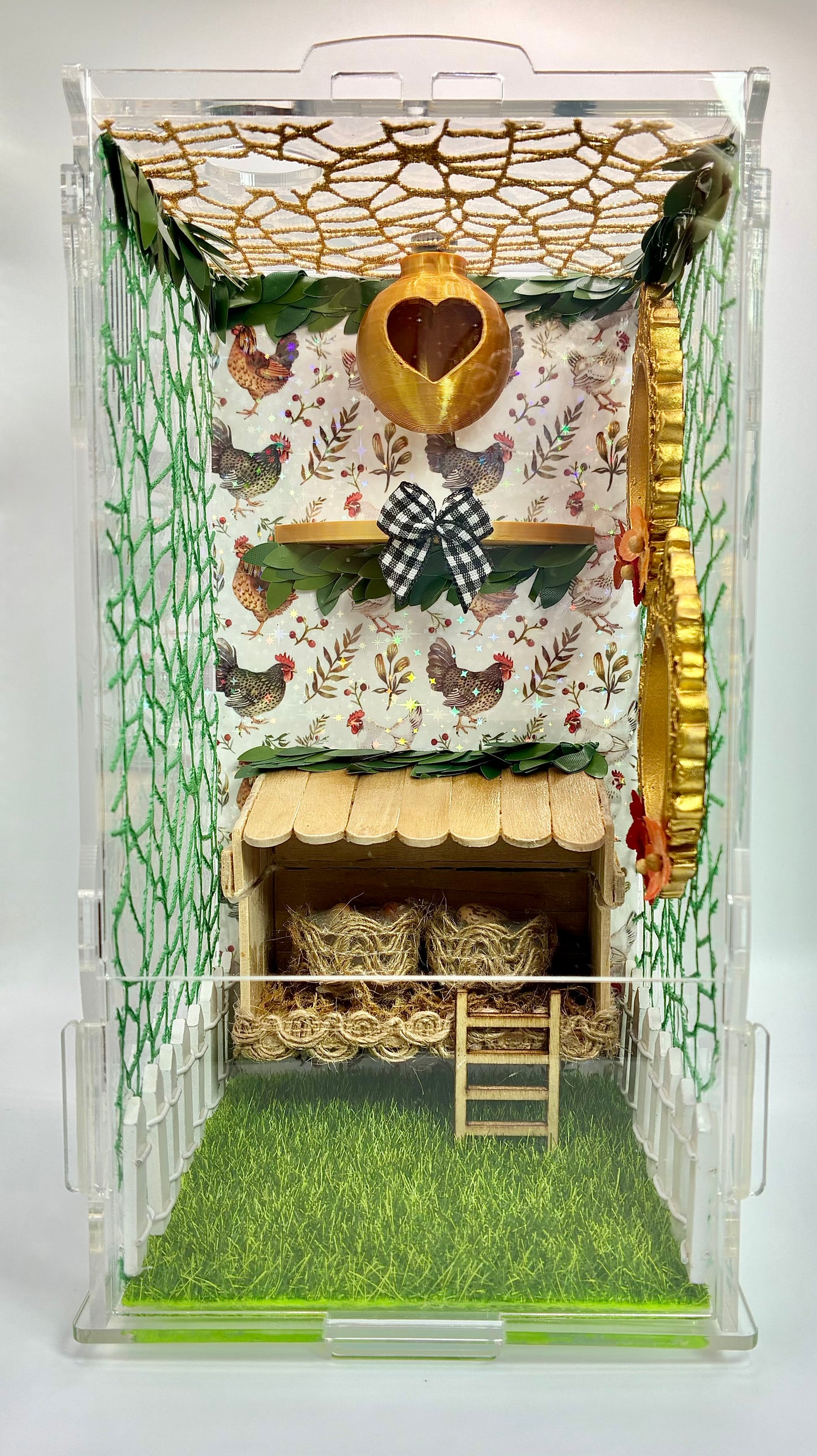 Chicken Coop Spooder Enclosure