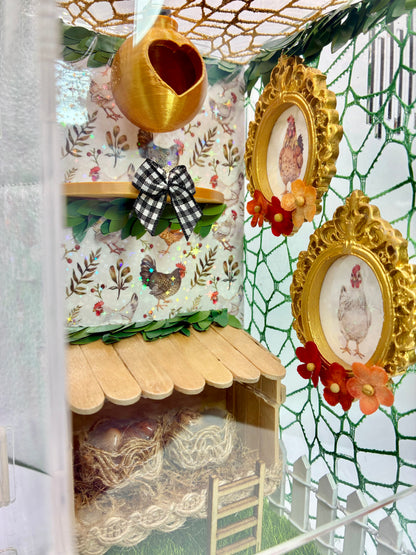 Chicken Coop Spooder Enclosure